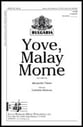 Yove Malay Mome SATB choral sheet music cover